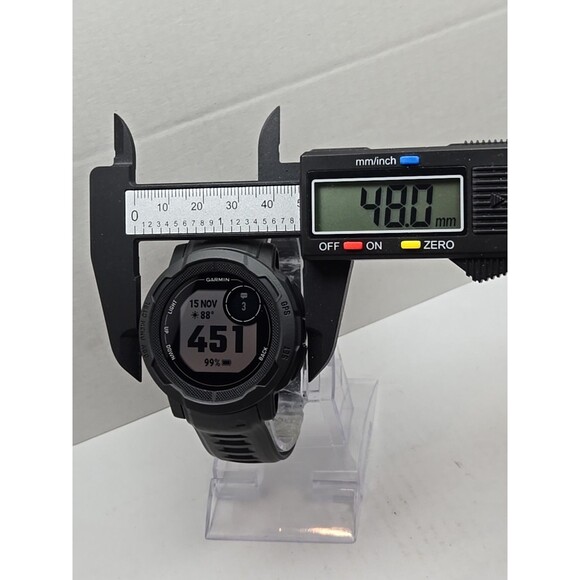 Garmin Instinct 2 Rugged GPS Outdoor Smartwatch Graphite 48mm Tested Works - Picture 5 of 11